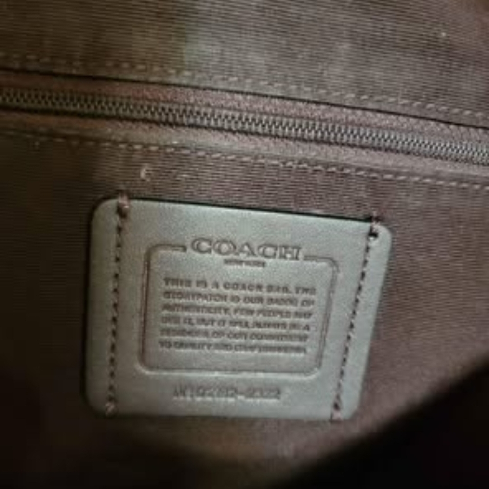 Coach Olive Green Backpack - image 8